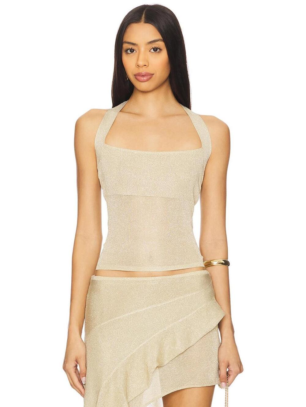 LIONESS Palisades Halter in Oyster